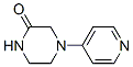 Structure of 2-Piperazinone,4-(4-pyridinyl)-