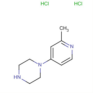 Structure of Piperazine, 1-(2-methyl-4-pyridinyl)-, dihydrochloride