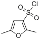 Structure of 2,5-DIMETHYL-3-FURANSULFONYL CHLORIDE
