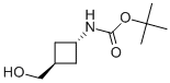 Structure of TERT-BUTYL TRANS-3-HYDROXYMETHYLCYCLOBUTYLCARBAMATE