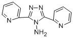 4-氨基-3,5-二-2-吡啶基-4H-1,2,4-三唑 **结构式