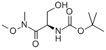 Structure of TERT-BUTYL (R)-1-(N-METHOXY-N-METHYLCARBAMOYL)-2-HYDROXYETHYLCARBAMATE