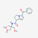 Structure of Ketorolac Related Compound A (20 mg) (5-benzoyl-N-(1,3-dihydroxy-2-(hydroxymethyl)propan-2-yl)-2,3-dihydro-1H-pyrrolizine-1-carboxamide)