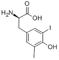 Structure of 3,5-DIIODO-D-TYROSINE HYDROCHLORIDE