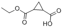 Structure of 1,2-Cyclopropanedicarboxylicacid, 1-ethyl ester