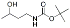 CARBAMIC ACID (3-HYDROXYBUTYL)-,TERT-BUTYL ESTER结构式