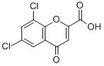 Structure of 6,8-DICHLOROCHROMONE-2-CARBOXYLIC ACID