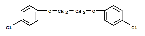 Structure of 1-chloro-4-[2-(4-chlorophenoxy)ethoxy]benzene