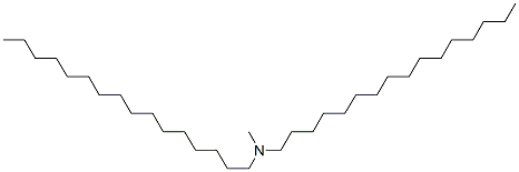 Structure of 1-Hexadecanamine, N-hexadecyl-N-methyl-