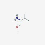 Structure of (2R)-1-Methoxy-3-methyl-2-butanamine