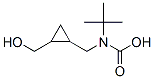 Structure of Carbamic acid, [[2-(hydroxymethyl)cyclopropyl]methyl]-, 1,1-dimethylethyl