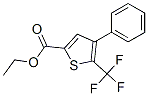Structure of ETHYL 4-PHENYL-5-(TRIFLUOROMETHYL)THIOPHENE-2-CARBOXYLATE