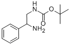 Structure of (2-AMINO-2-PHENYL-ETHYL)-CARBAMIC ACID TERT-BUTYL ESTER
