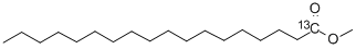 Structure of CH3(CH2)16CO213C3