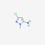 Structure of 5-chloro-2-methylpyrazol-3-amine
