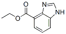 Structure of 1H-Benzimidazole-7-carboxylicacid, ethyl ester
