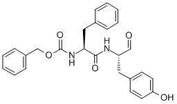 Z-PHE-TYR-ALDEHYDE结构式
