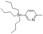 Structure of 2-Methyl-5-(tributylstannyl)pyridine