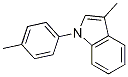 1H-Indole, 3-methyl-1-(4-methylphenyl)-结构式