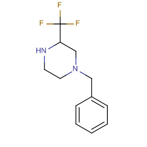 Structure of Piperazine, 1-(phenylmethyl)-3-(trifluoromethyl)-