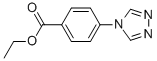 Structure of 4-(4H-1,2,4-TRIAZOL-4-YL)-BENZOIC ACID, ETHYL ESTER