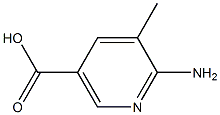 Structure of 3-PYRIDINECARBOXYLIC ACID 6-AMINO-5-METHYL-