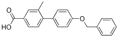 4-(4-Benzyloxyphenyl)-3-Methylbenzoic acid结构式