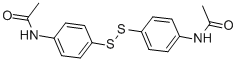 Structure of N,N-(dithiodi-4,1-phenylene)bisacetamide