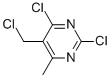 Structure of 2,4-DICHLORO-5-(CHLOROMETHYL)-6-METHYLPYRIMIDINE