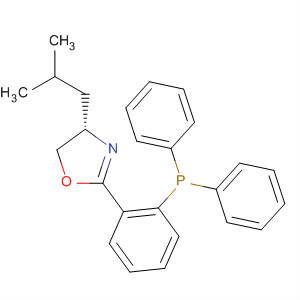 (S)-2-(2-(二苯基膦基)苯基)-4-异丁基-4,5-二氢恶唑结构式