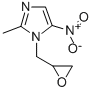 1-(2,3-环氧基丙基)-2-甲基-5-硝基咪唑结构式