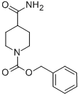 Structure of BENZYL 4-(AMINOCARBONYL)TETRAHYDRO-1(2H)-PYRIDINECARBOXYLATE