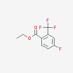 Structure of Ethyl 4-fluoro-2-(trifluoromethyl)benzoate