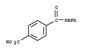 Structure of Benzoic acid,4-[(phenylamino)carbonyl]-