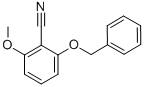 Structure of 2-(BENZYLOXY)-6-METHOXYBENZONITRILE