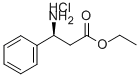 (S)-3-氨基-3-苯丙酸乙酯盐酸盐结构式