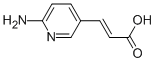 Structure of (2E)-3-(6-Amino-3-pyridinyl)-2-propenoic acid
