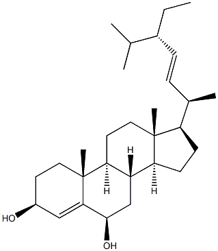 Structure of StigMasta-4,22-diene-3β,6β-diol