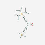 Structure of 1-(triisopropylsilyl)-5-(triMethylsilyl)-1,4-dipentayne-3-one