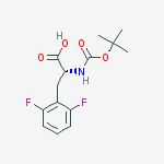 Structure of N-Boc-2,6-difluoro-D-phenylalanine