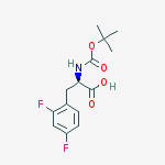 Structure of Boc-2,4-Difluoro-D-Phenylalanine