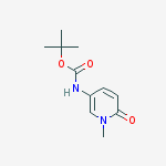 Structure of tert-butyl 1-methyl-6-oxo-1,6-dihydropyridin-3-ylcarbamate