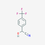 Benzeneacetonitrile, .alpha.-hydroxy-4-(trifluoromethyl)-结构式