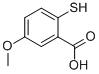 Chemical structure of 2-Mercapto-5-methoxybenzoic acid