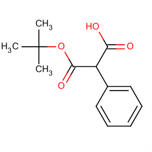 Structure of Benzeneacetic acid, 2-[(1,1-dimethylethoxy)carbonyl]-