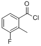 Benzoyl chloride,3-fluoro-2-methyl-结构式
