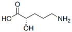 Structure of (S)-5-Amino-2-hydroxypentanoic acid