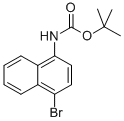 Structure of TERT-BUTYL 4-BROMONAPHTHALEN-1-YLCARBAMATE