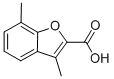 3,7-DIMETHYL-BENZOFURAN-2-CARBOXYLIC ACID结构式