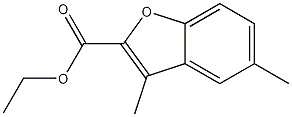 Structure of Ethyl 3,5-dimethylbenzofuran-2-carboxylate
